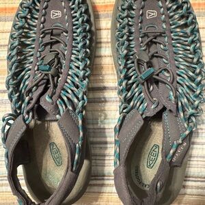 Keen Footwear with Gray and Blue Accents
